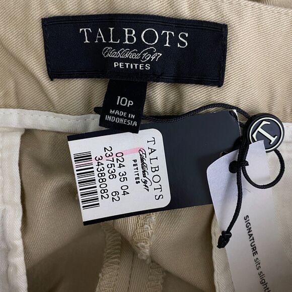 New Talbots Signature Straight Pants Women's Size 10 Petite - Picture 3 of 7